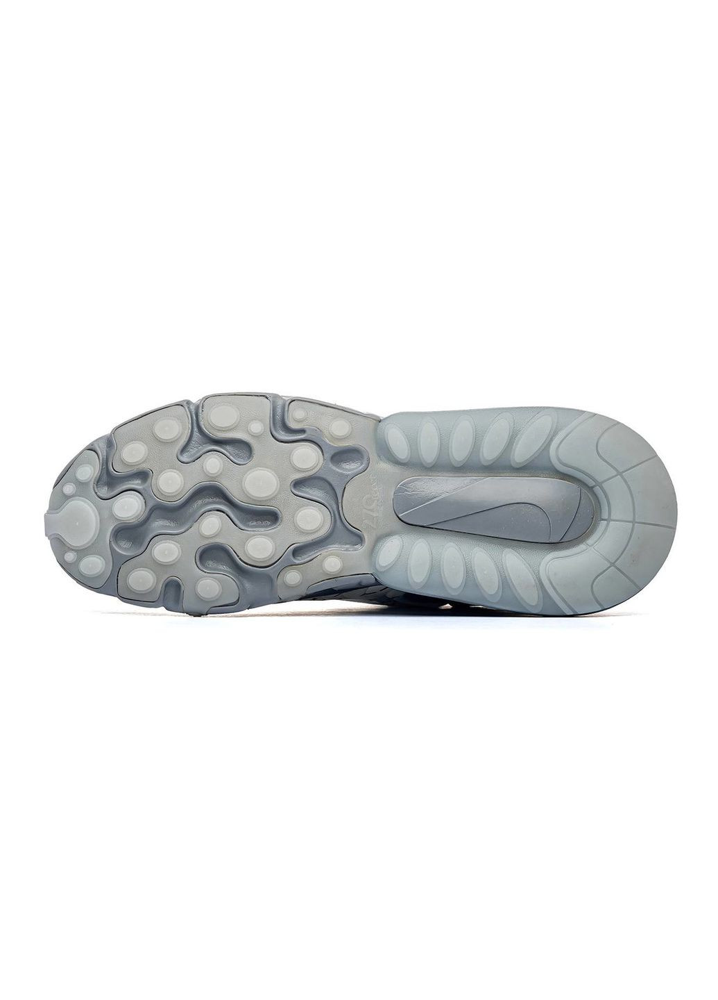 Сірі Осінні кросівки чоловічі react travis scott cactus black grey, вьетнам Nike Air Max 270