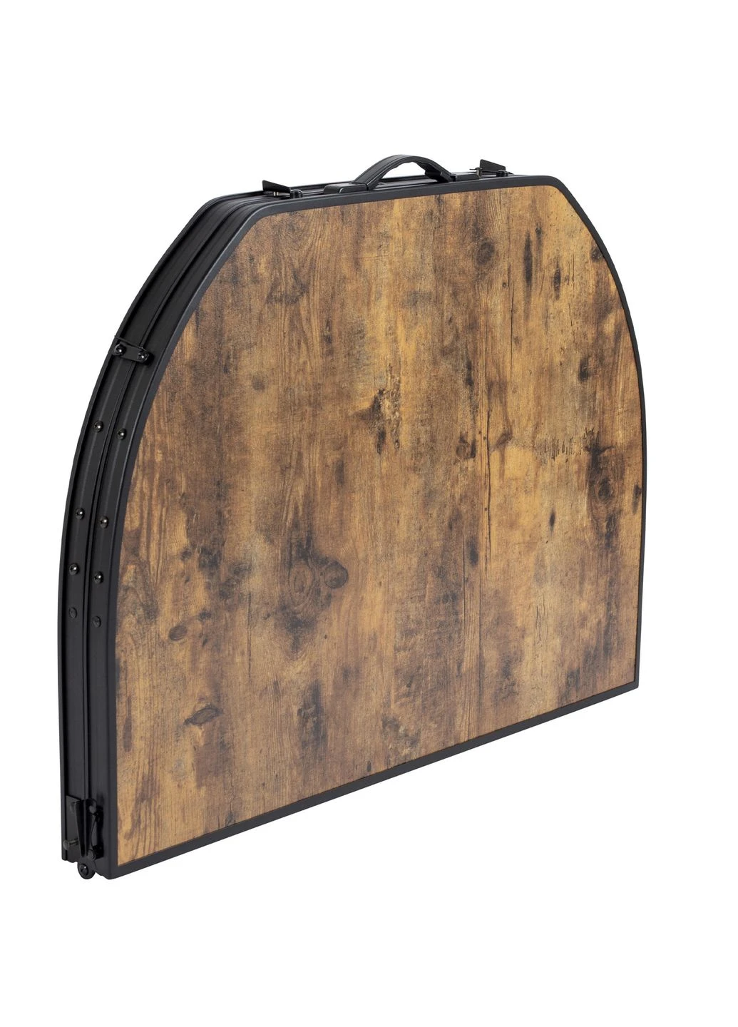Стол Melrose Oval 120x80 cm Black/Wood look (1404220) Bo-Camp (315936511)
