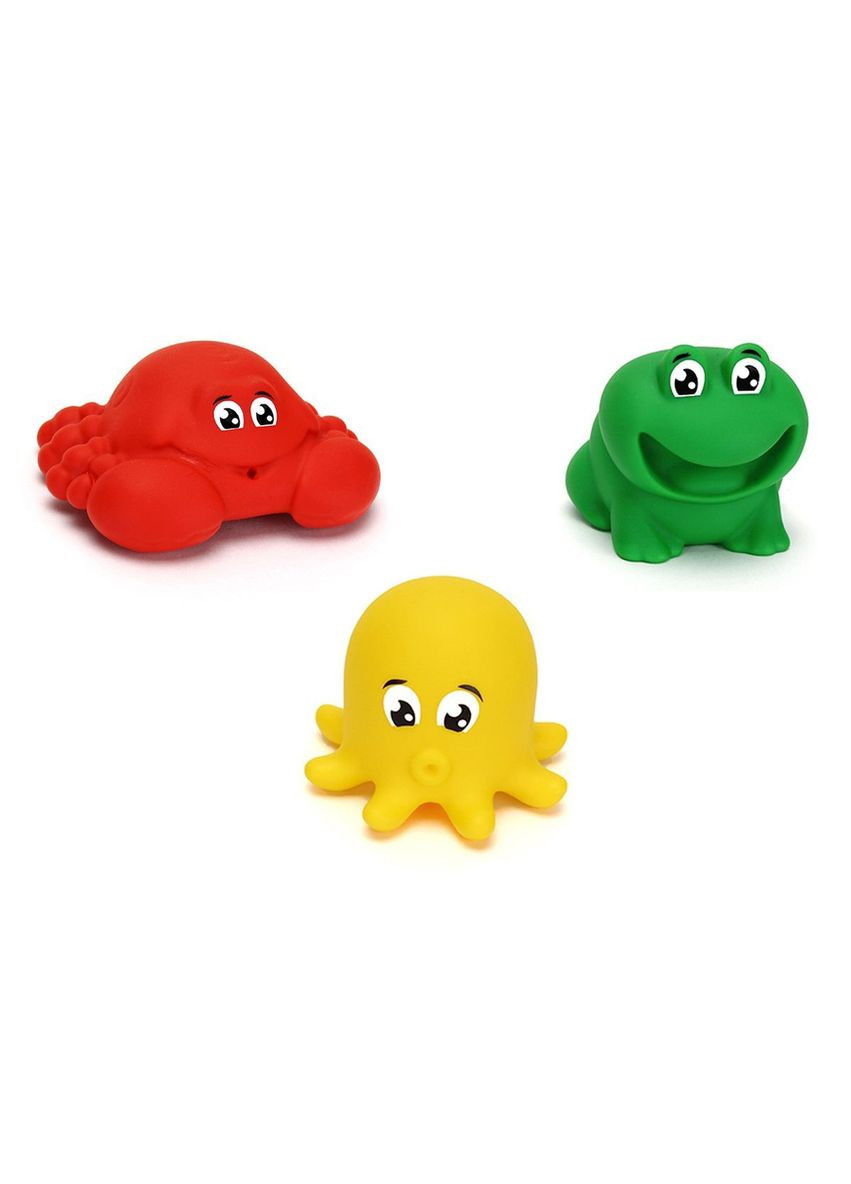 Набір іграшок для ванної "Звірятка", 3 шт MIC (294727066)