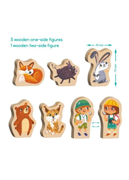 Пазл Кто живет в лесу? (300608) Dodo Хто живе в лісі (366066879)