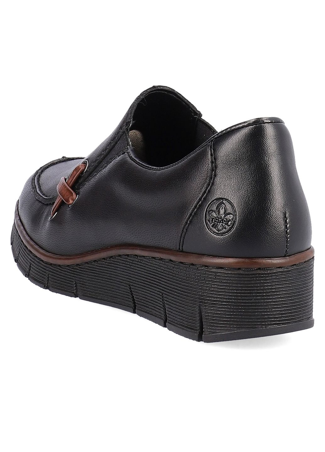 Rieker Демисезонные повседневные туфли черный з натуральная кожа, германия — демисезон (298796726)