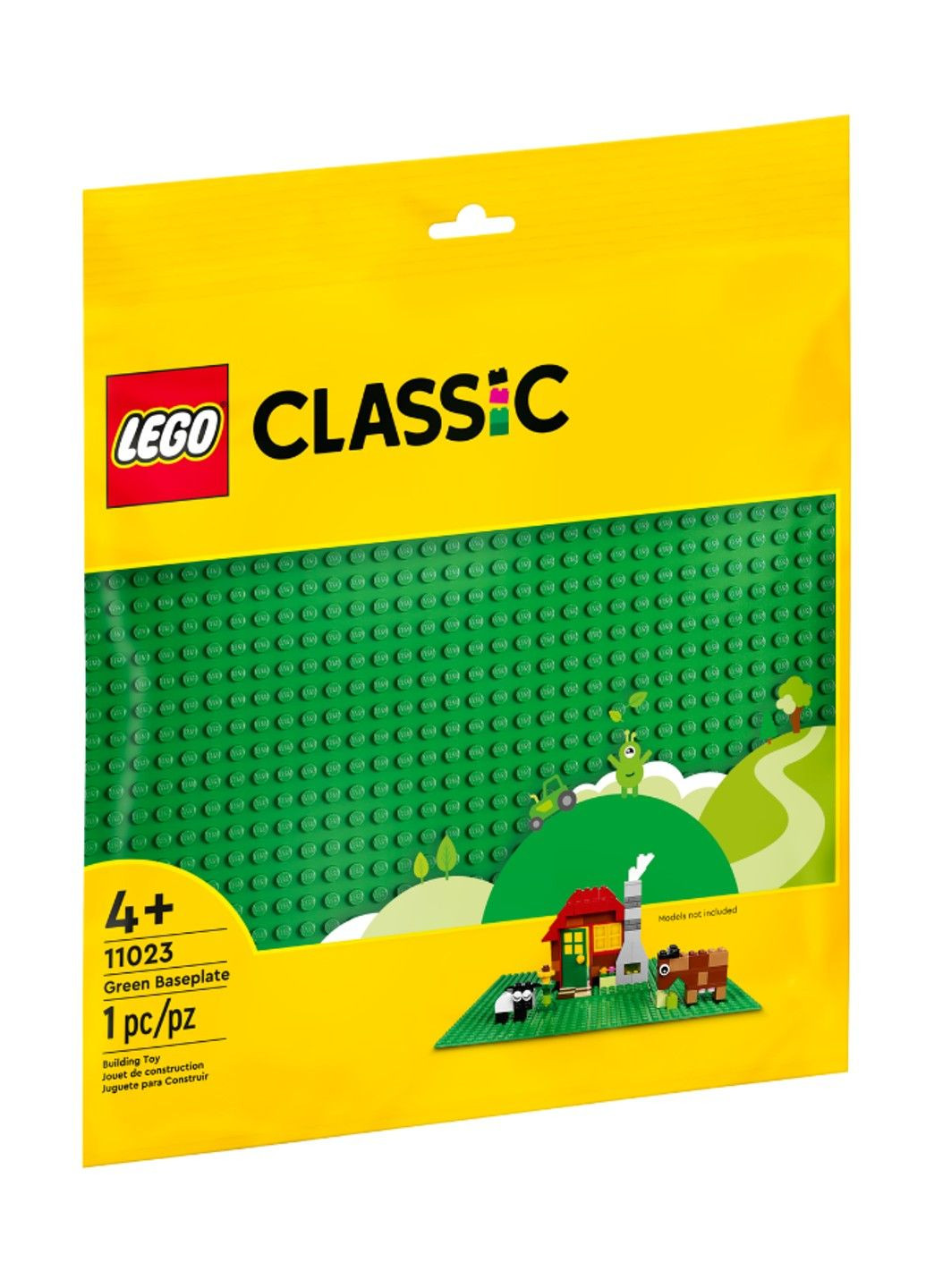 Classic Строительная пластина зелёного цвета (11023) Lego (285119804)