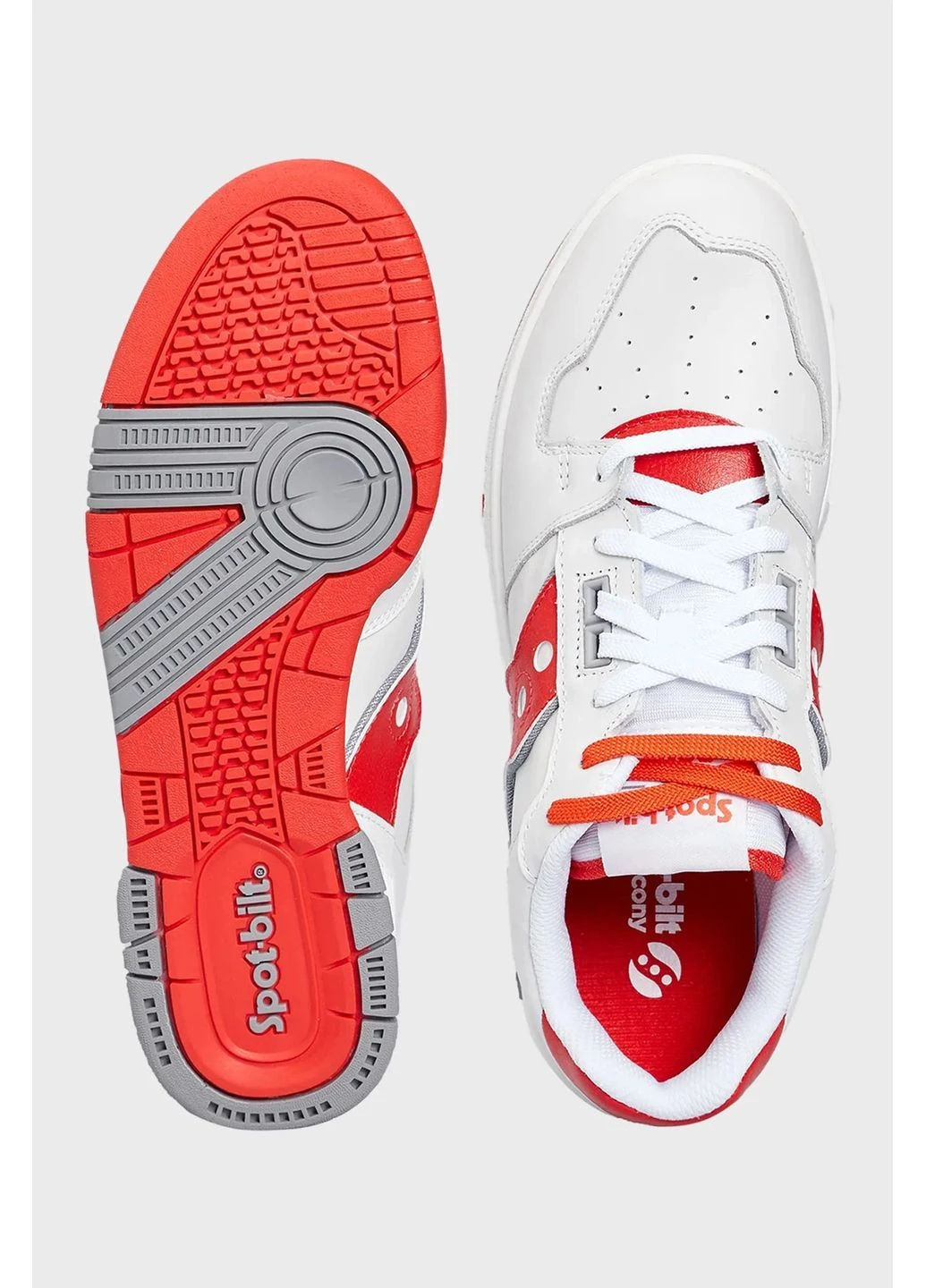 Білі білі шкіряні кросівки унісекс Saucony SONIC LOW