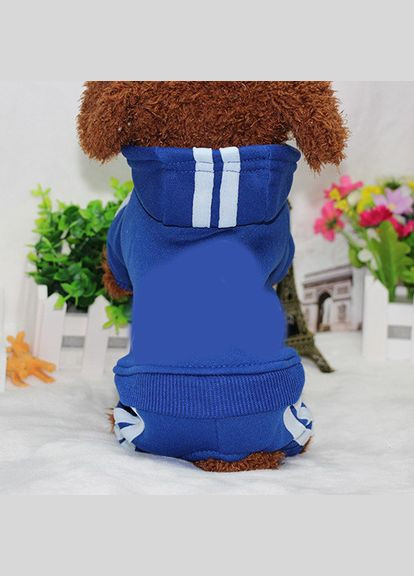 Спортивний костюм для собак Pet Style "Adidog" Синій XS No Brand - (323232354)