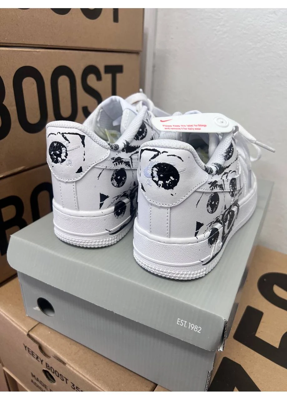 Комбіновані літні кросівки nike air force 1 low х comme des garçons supreme найк аір форс 1 No Brand