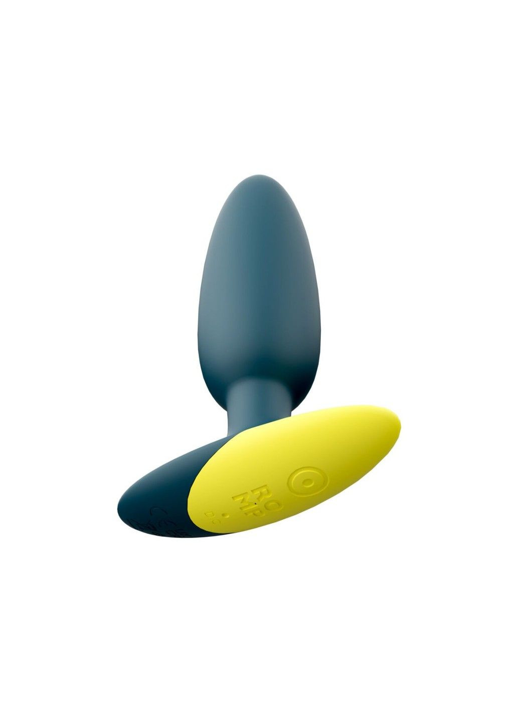 Анальная вибропробка Bass Dark Green, силикон, перезаряжаемая, макс. диаметр 3 см Romp (339866074)