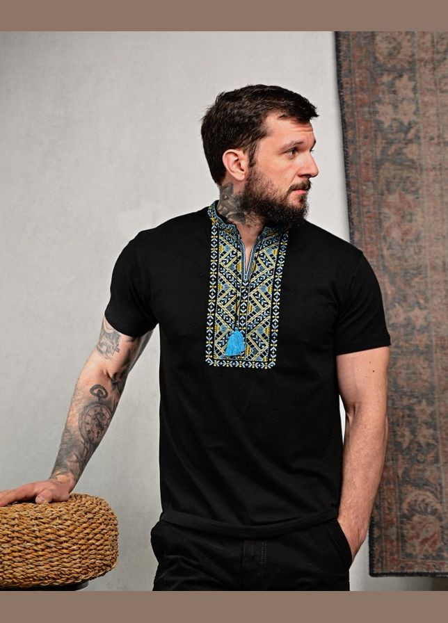 Черная вышиванка козак singl No Brand