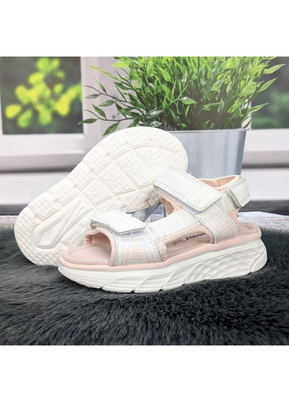 Белые босоножки сандалии детские для девочки Jong Golf