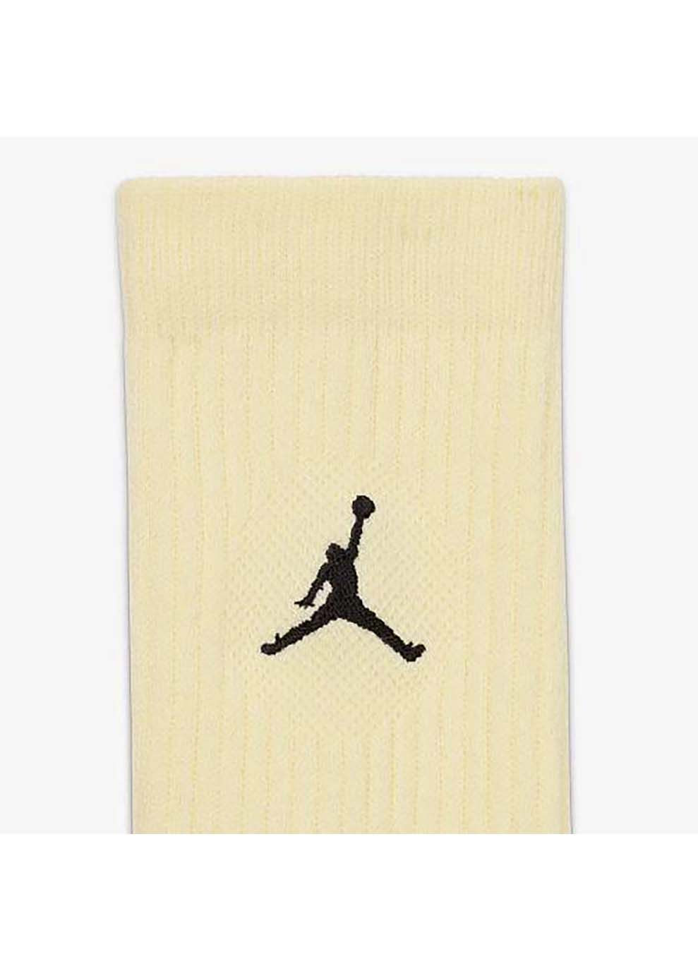 Комбинированные носки u j ed cush poly crew 3pr 144 разноцветный Jordan однотонные (302291248)