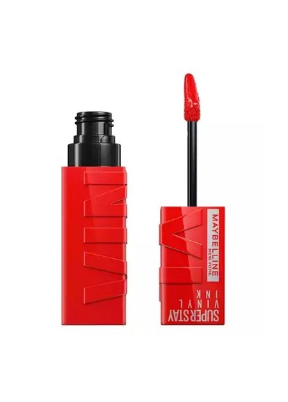 Помада для губ с глянцевым финишем New York SuperStay Vinyl Ink 25 - Red Hot, 4.2 мл Maybelline (376841555)