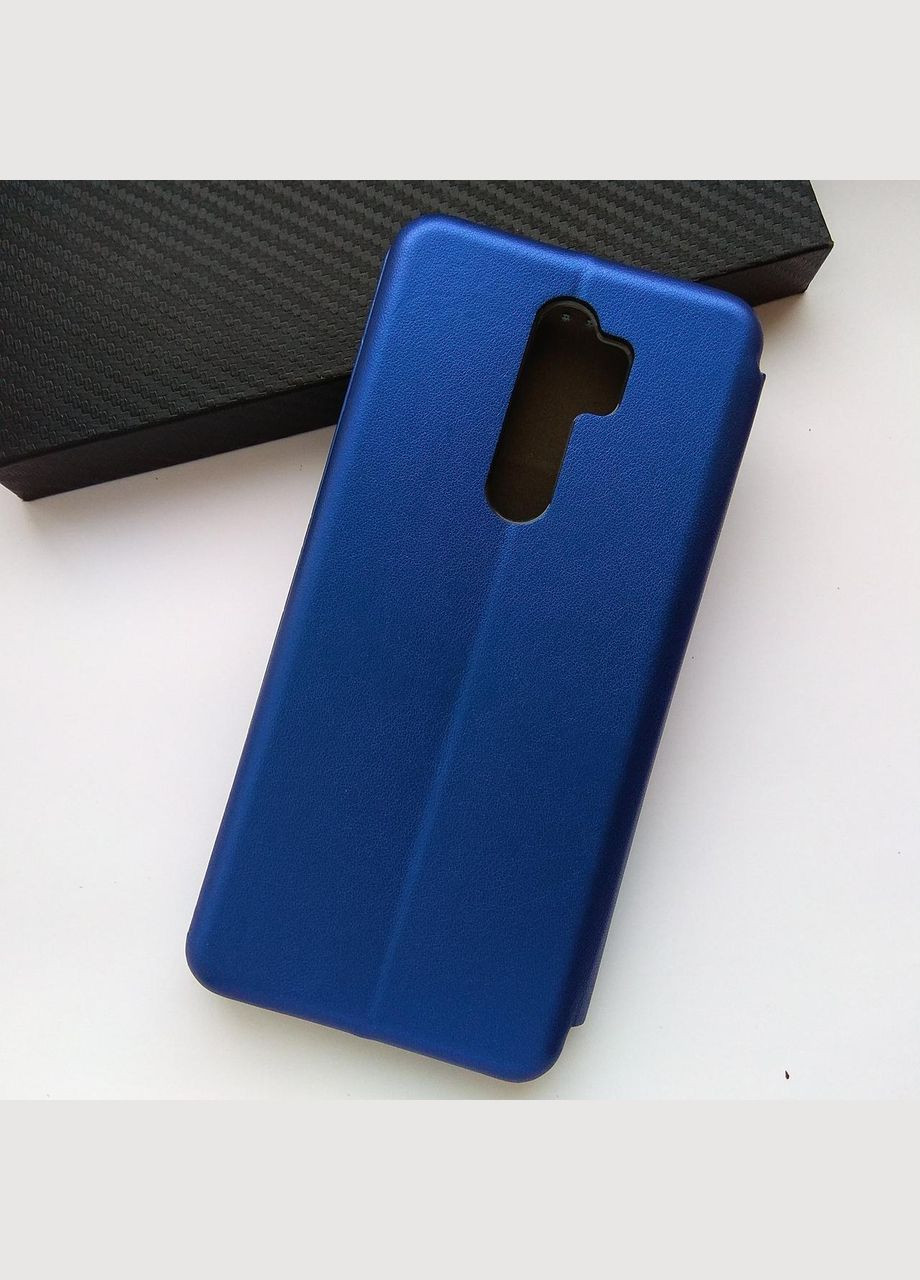 Чехол для xiaomi redmi Note 8 pro подставка с магнитом и микрофиброй LuxyryStyle (синий) No Brand (279783442)