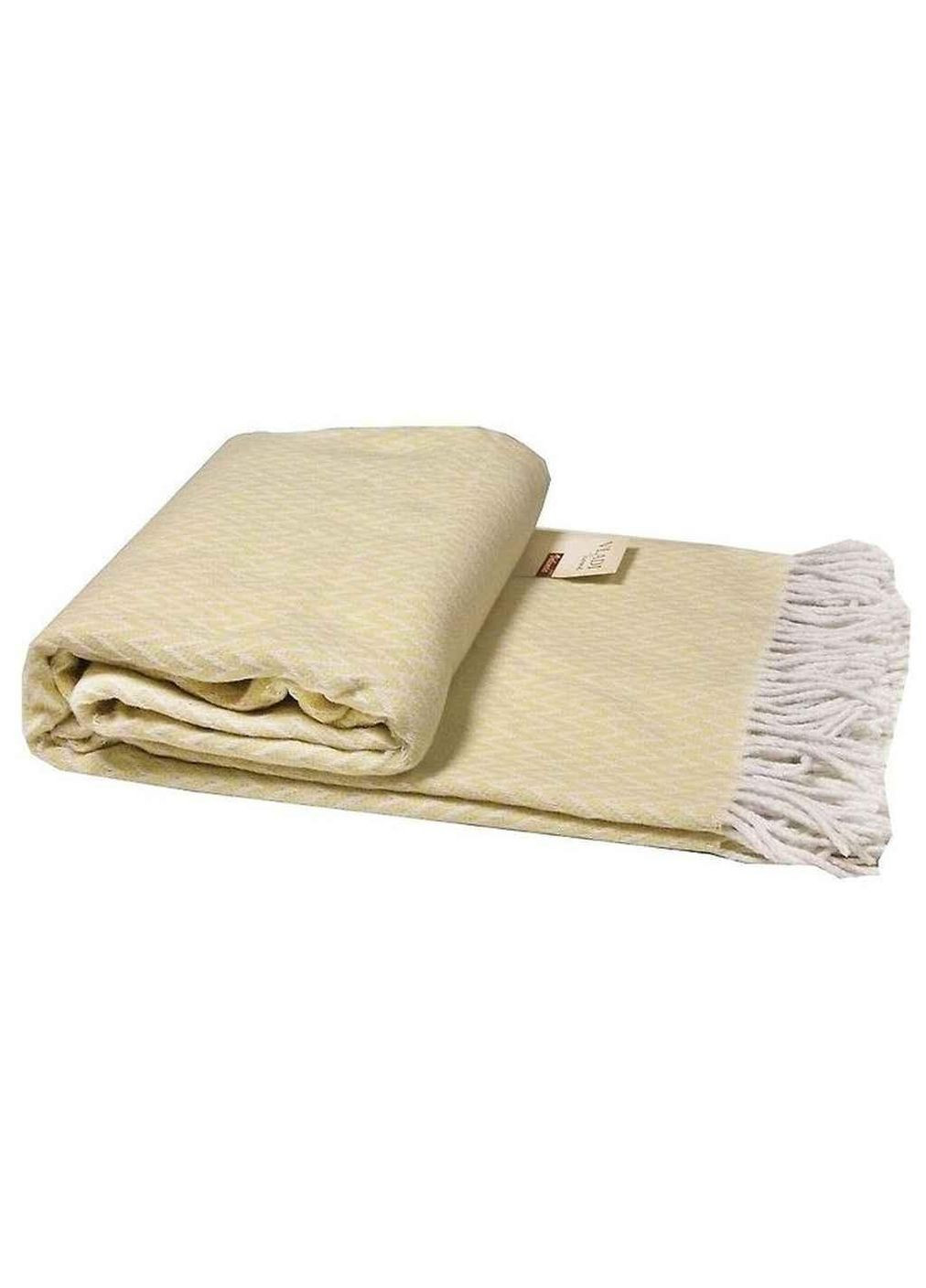 Плед 200*220 Валенсия ANTONIO белый желт ТМ Vladi (311953669)