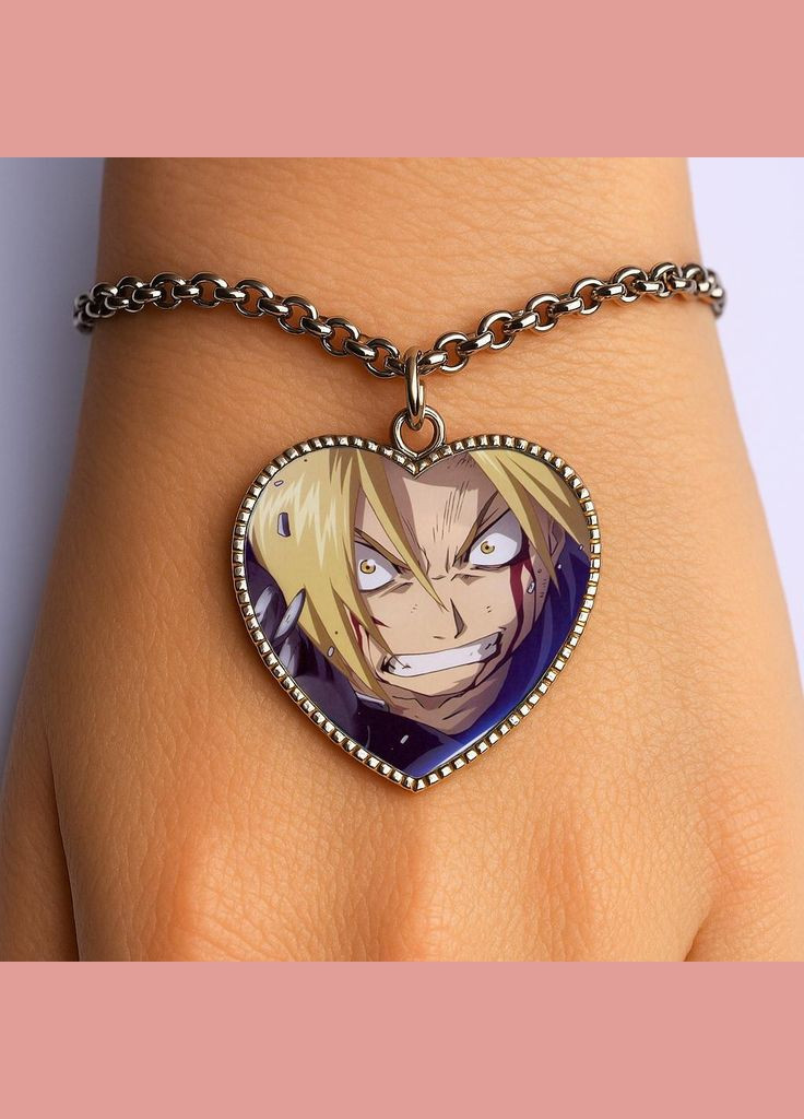 Браслет Аніме Сталевий алхімік #005 (серце) No Brand (329330693)