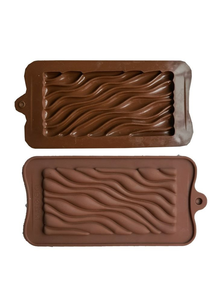 Силиконовая форма для шоколада, форма плитка шоколада Волны ( ) China (366874262)
