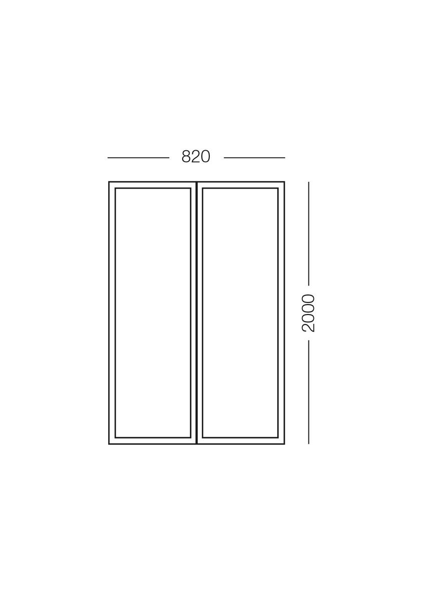 Москитная сетка для дверей на магнитах  MN-820 T 820мм/2000мм MVM мвм (331888265)