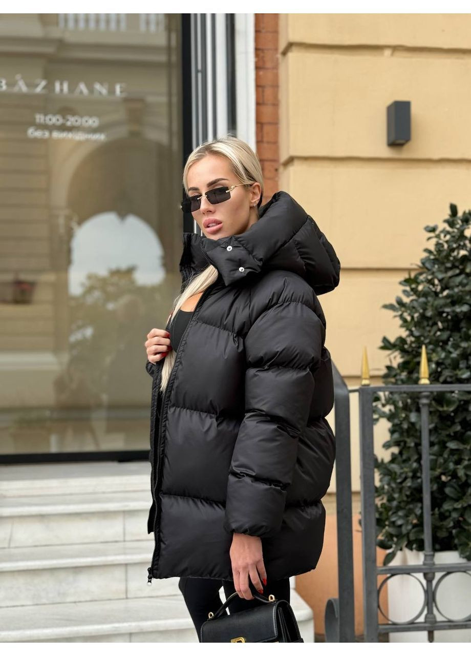 Черный зимний Пуховик Vakko