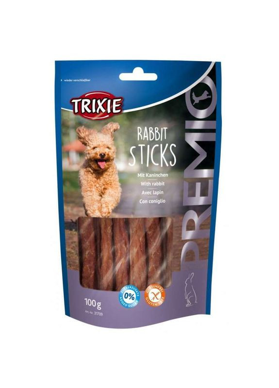 Ласощі для собак PREMIO Rabbit Sticks з кроликом,100г Trixie (292259102)