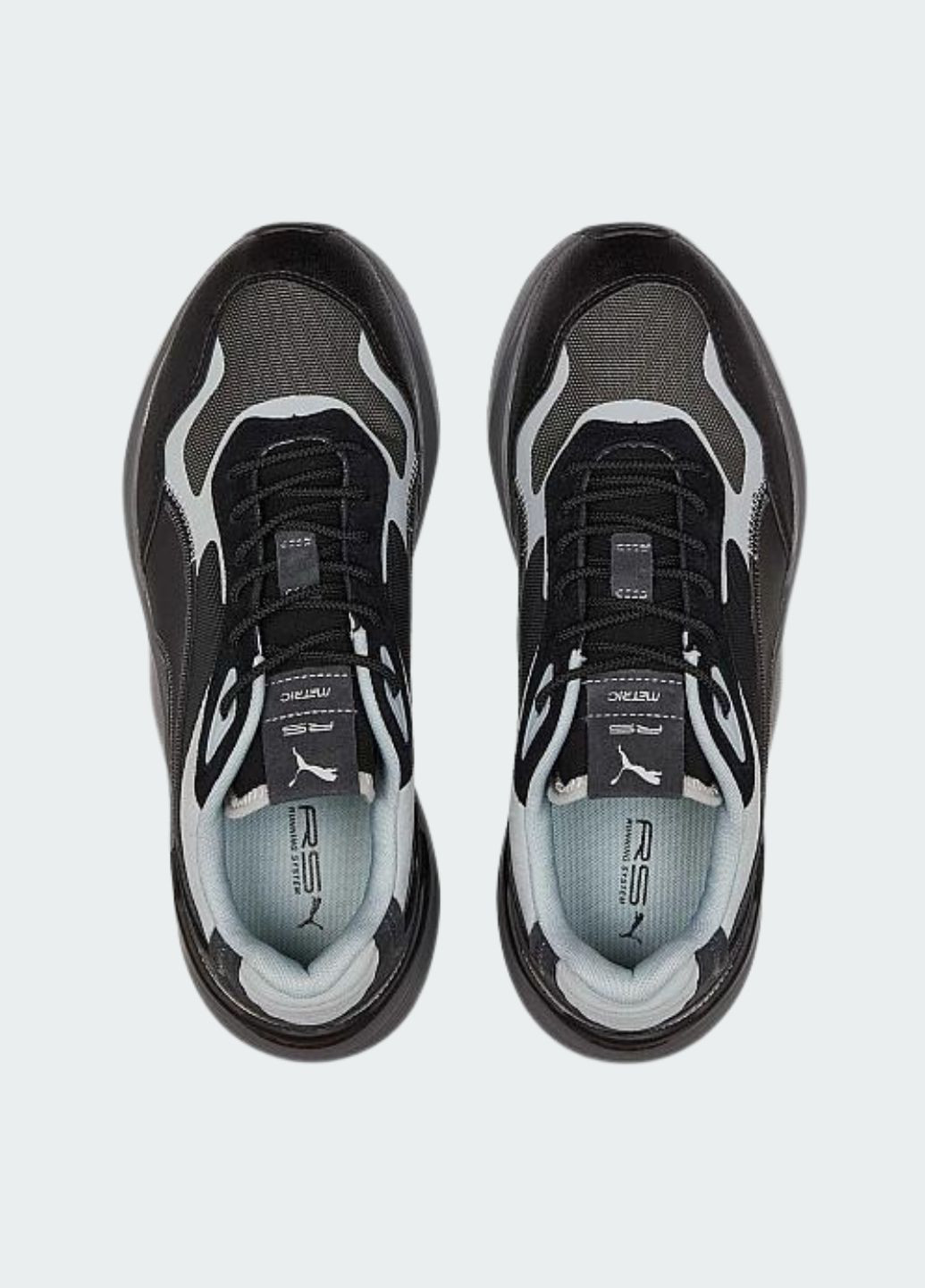 Черные летние мужские кроссовки rs-metric trail оригинал Puma