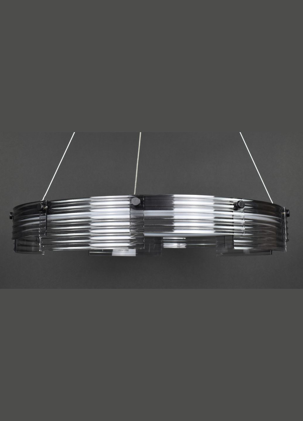 Люстра светодиодная подвесная LED светильник для квартиры на потолок лэд 27948 Черный 30-110х60х60 см. Sunnysky (364756224)