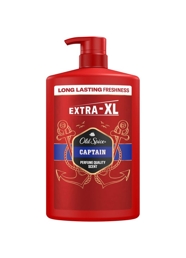 Гель для душа Captain 1000 мл (8006540818824) Old Spice (390672979)