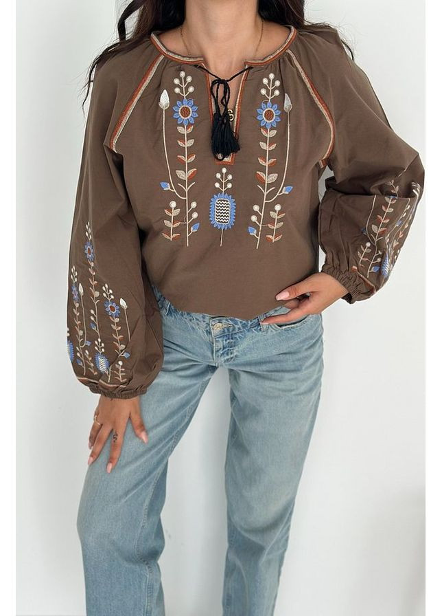 Коричневая рубашка ESQ