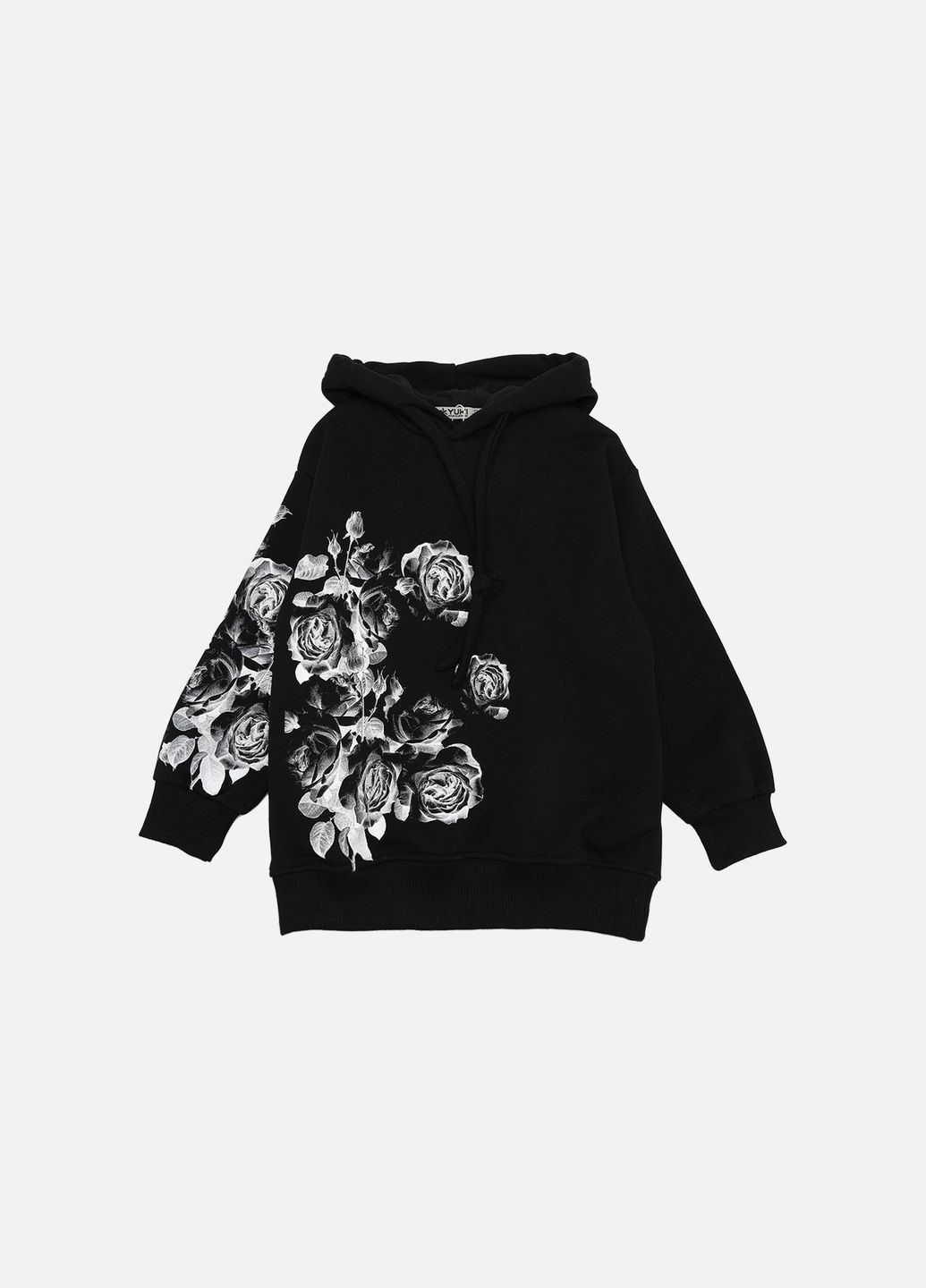 Худи для девочки цвет черный CB-00269715 Yuki (325813010)