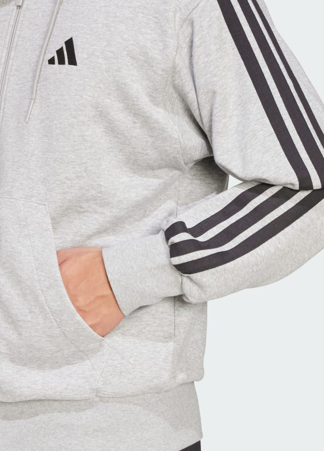 Толстовка Essentials 3-Stripes French Terry adidas (316580576)