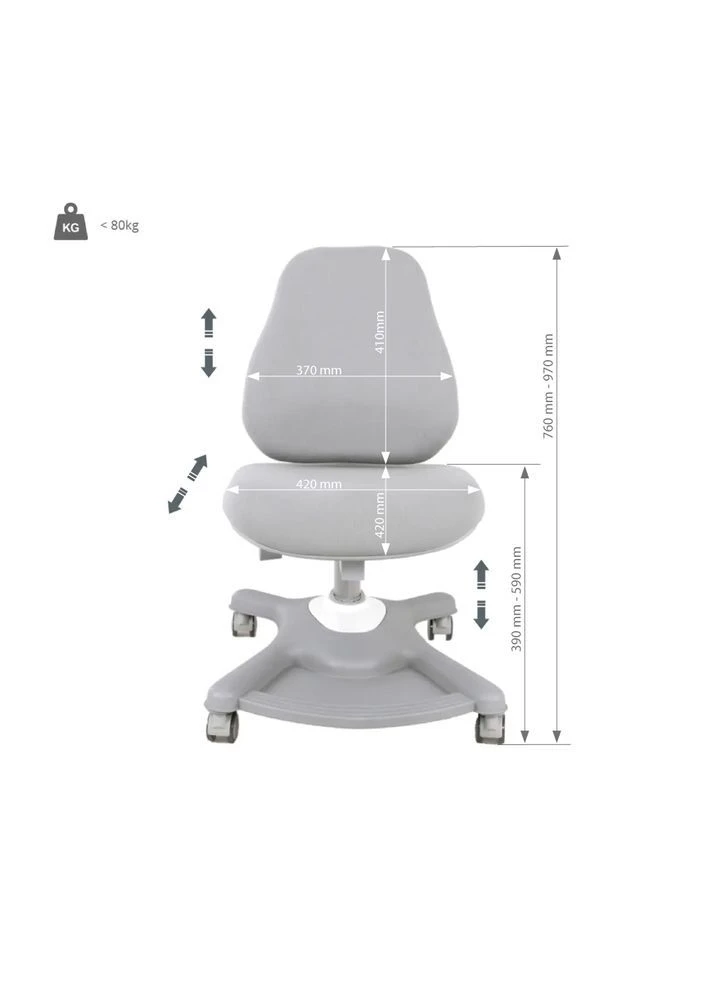 Детское эргономичное кресло Sorridi Grey FunDesk (387581568)