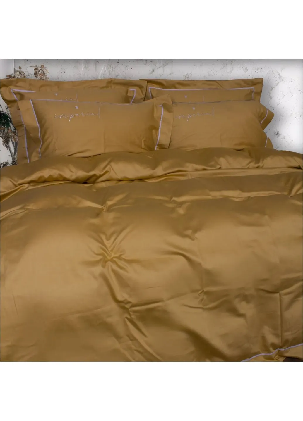 Постельное белье Сатин Imperial Satin Genoa 2 x 160 x 220 полуторное Евро (2200007178742) Mirson Сатин Imperial Satin Genoa 2 x 160 x 220 полуторни (379099782)