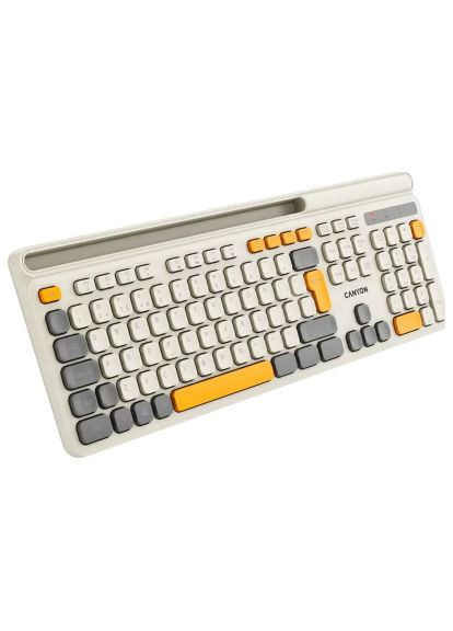 Клавіатура Canyon (CNS-HKBW03BG) VAG HKB-W03 Wireless UA Beige (357490424)
