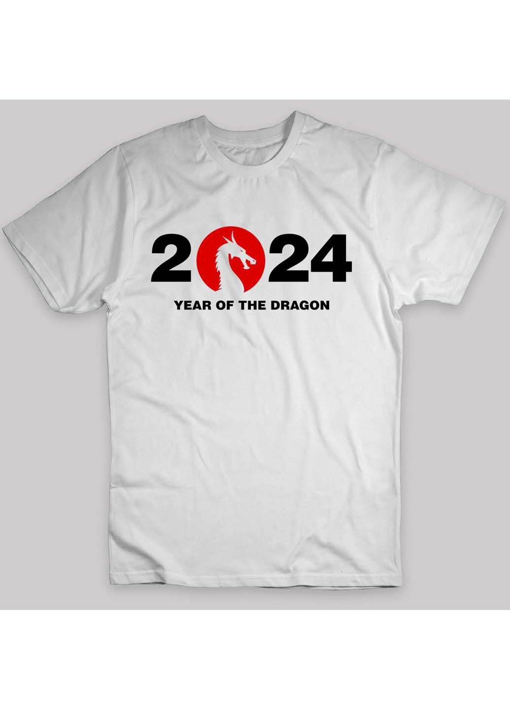 Белая футболка 2024 год дракона. 2024 year of the dragon Кавун