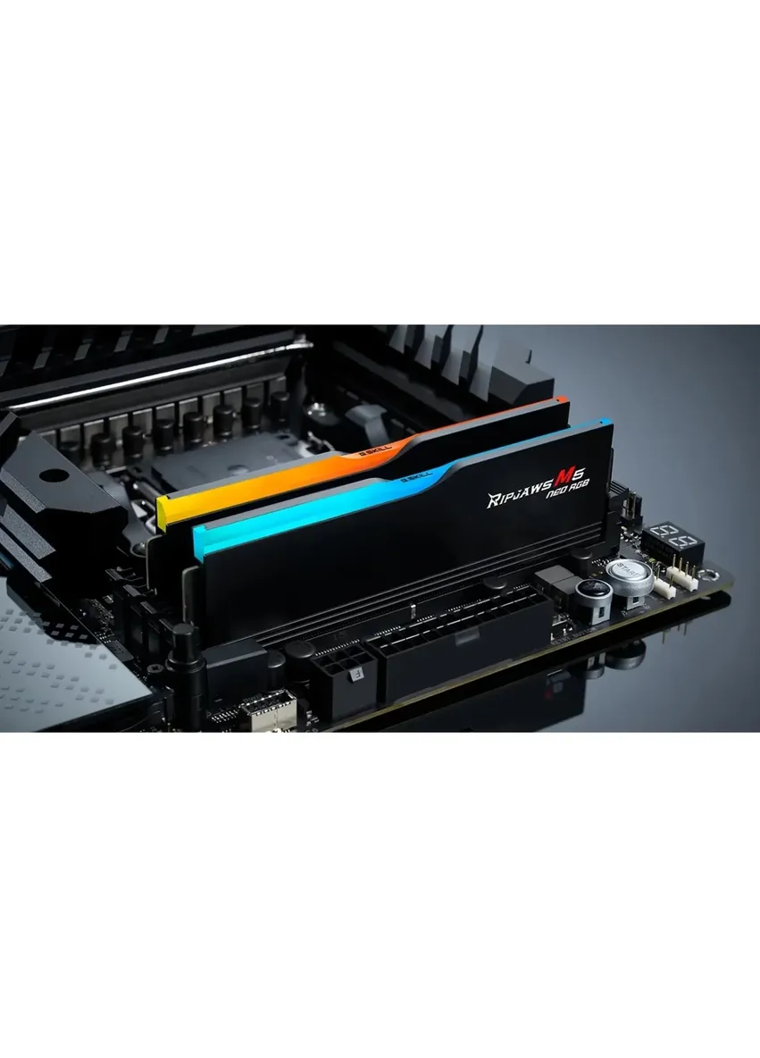 Модуль пам'яті Ripjaws M5 Neo RGB Black DDR5-6000 32GB (2x16GB) 28-36-36-96 1.4V AMD EXPO G.SKILL (405804106)