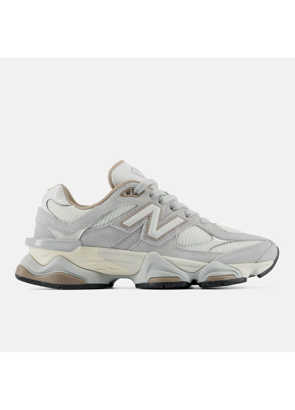 Серые женские серые кроссовки 9060 39 (7) 25 см (u906011m) New Balance U9060