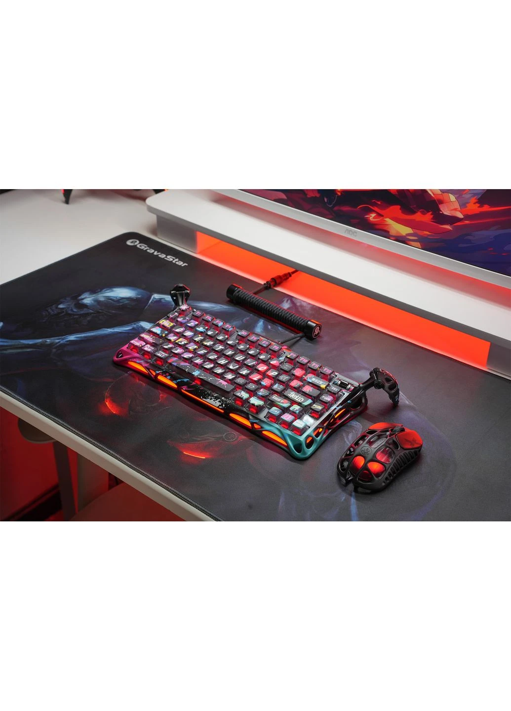 Игровая поверхность WARRIOR, XL (900х450х3мм), черный GravaStar (376571252)