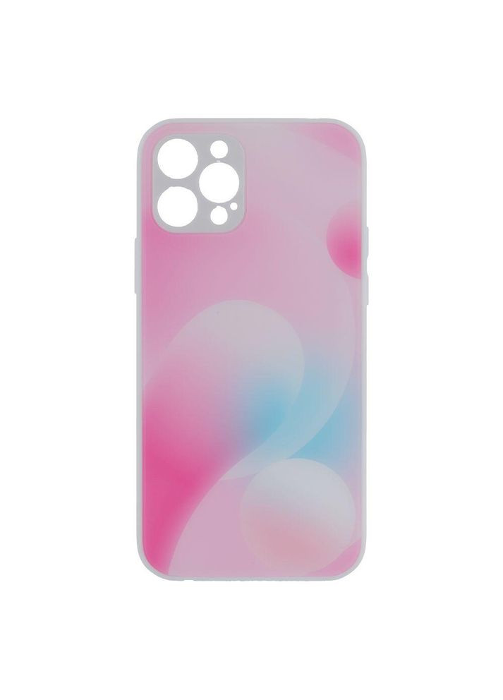 Накладка Glass TPU Prism Circles для iPhone 12 Pro Sky-Pink Epik (304731222)