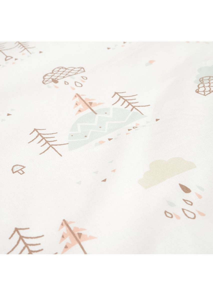 Комплект постельного белья Sky Forest, 120х90 см, 4 предмета, молочный () Twins 3023-TS-1014 (362080680)