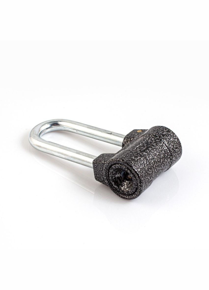 Замок навесной 57*40 мм открытый длинная дужка (амбарный) 3кл серый Comit (322520528)