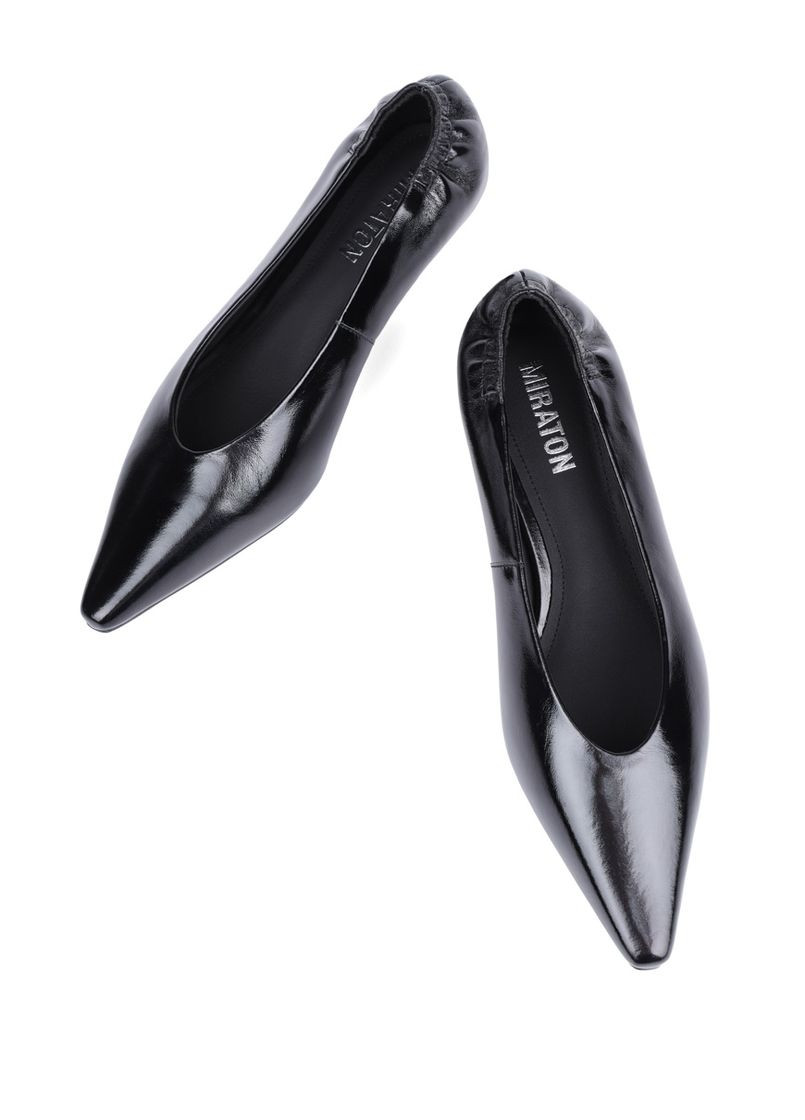MIRATON Женские Туфли S256P-601 Черный Масло кожа черный з, китай — демисезон (368753890)