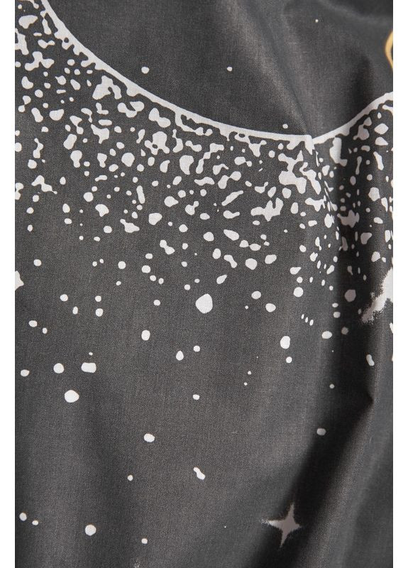 Комплект постільної білизни Бязь Gold Люкс «» Двоспальний 175х210 наволочки 2х70х70 (MS-820006202) Moon&Star Cosmic Vibes (356114945)