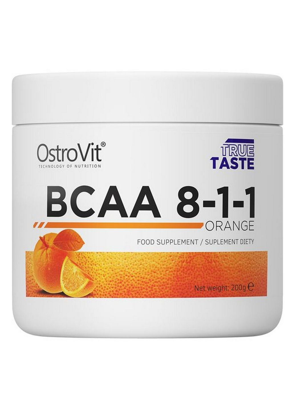 Амінокислота BCAA BCAA 8-1-1, 200 грам Апельсин Ostrovit (315872370)