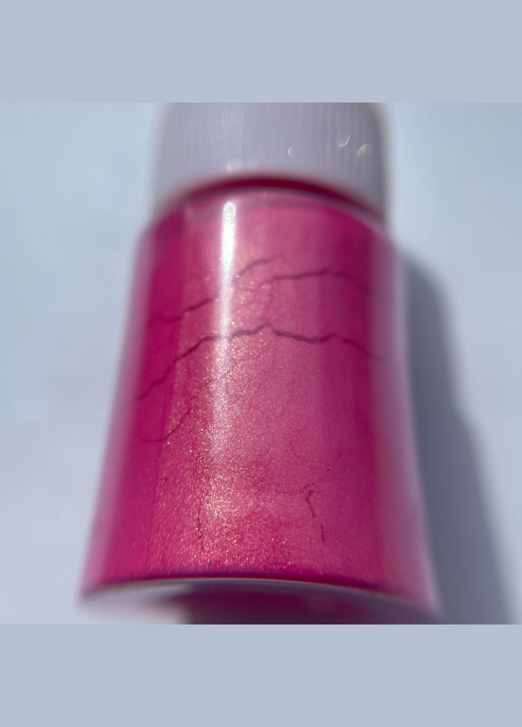 Пігмент для смоли Finidng Перламутровий блискучий порошок Яскраво-рожевий Пляшечка 25 мл Finding (316251298)