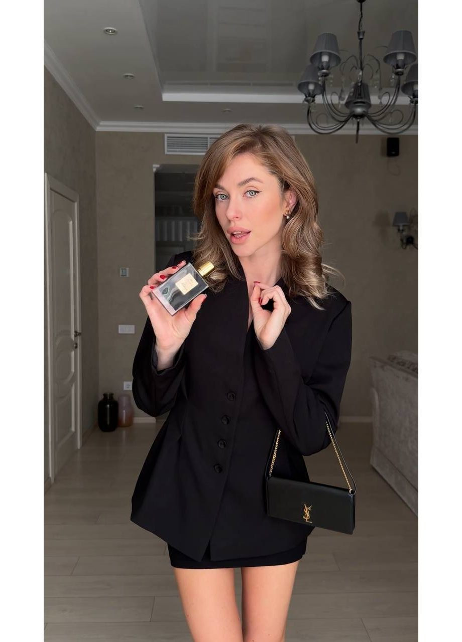 Черный женский пиджак женский однотонный Style Point однотонный - всесезон