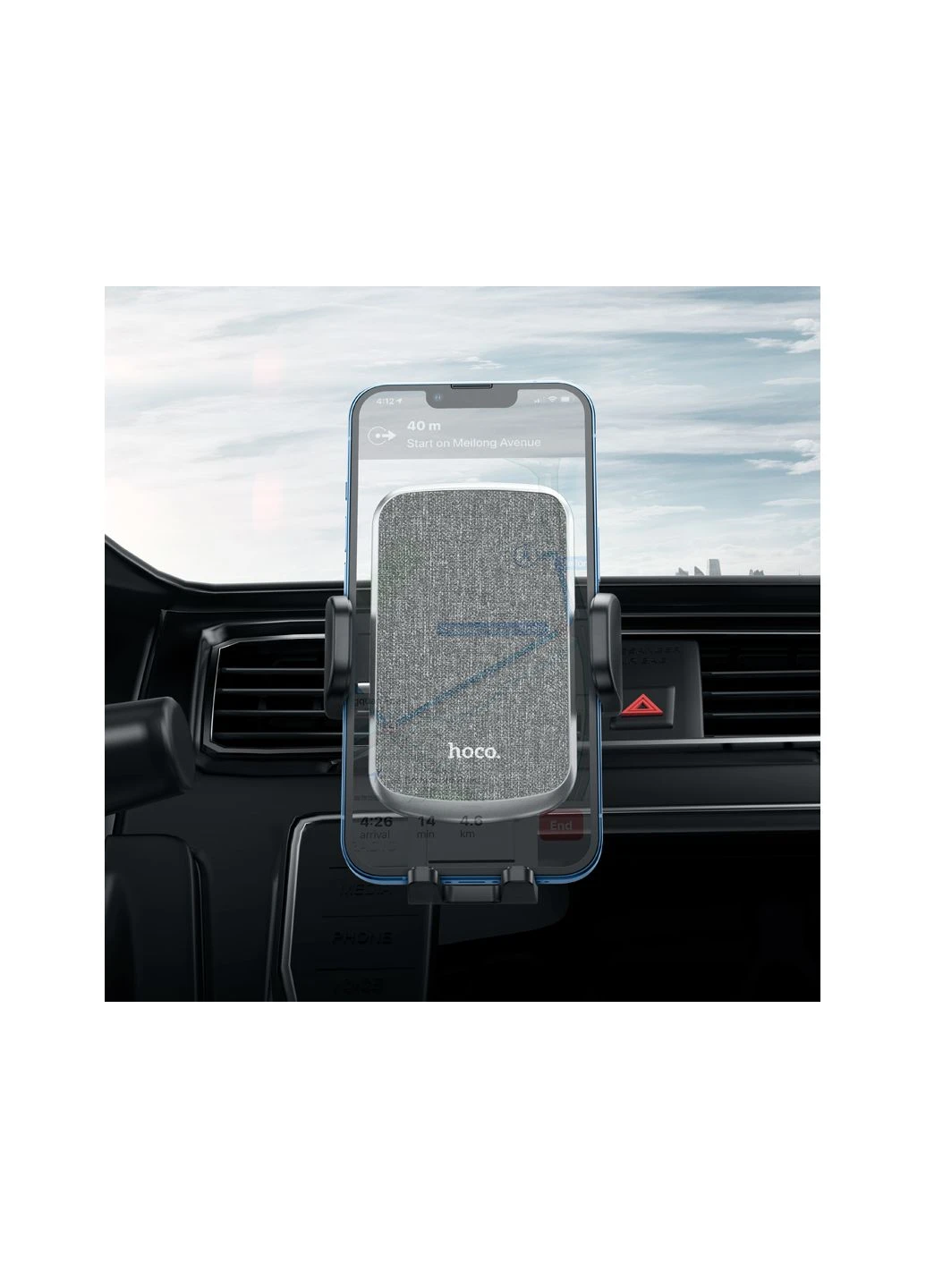 Держатель для мобильного push-type air outlet car holder Hoco CA94 Polaris (376309779)
