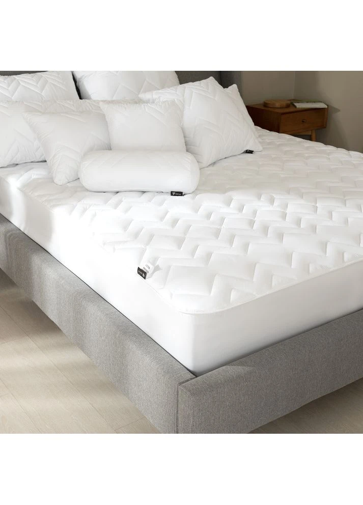 Наматрацник 80х190х35 см NORDIC COMFORT LUXE пл 250 гр/м2 стьобаний натяжний з бортом по периметру IDEIA (386250561)
