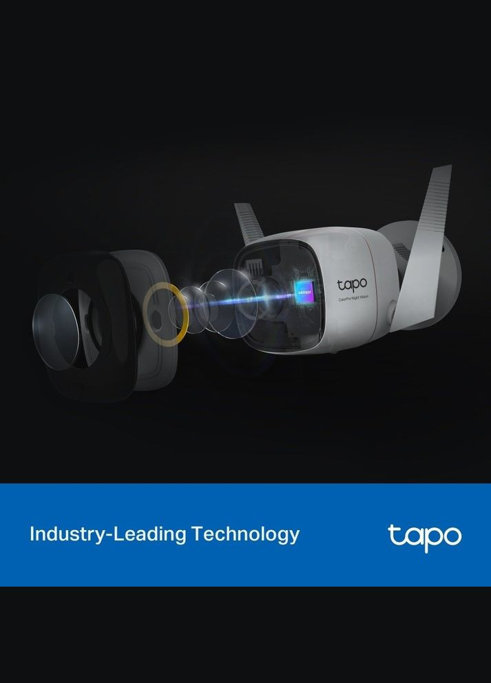 IP-Камера Tapo C325WB 4MP N300 microSD зовнішня ColorPro TP-Link (314745846)