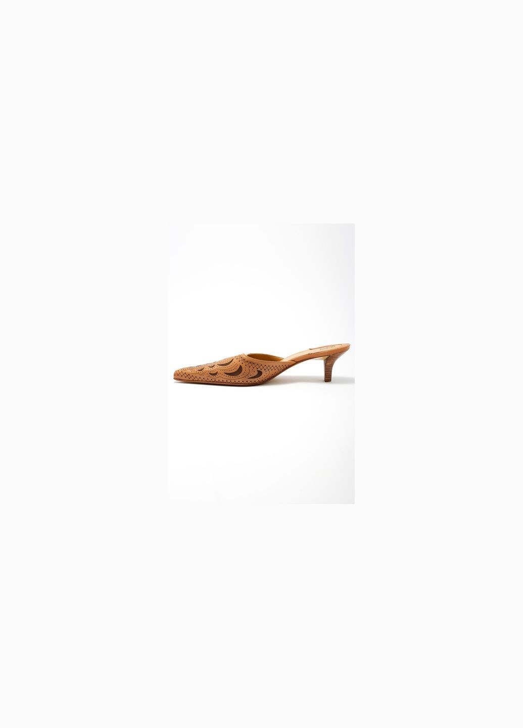 Жіночі туфлі на низькому підборі Бежевий Fit Mix (271683011)