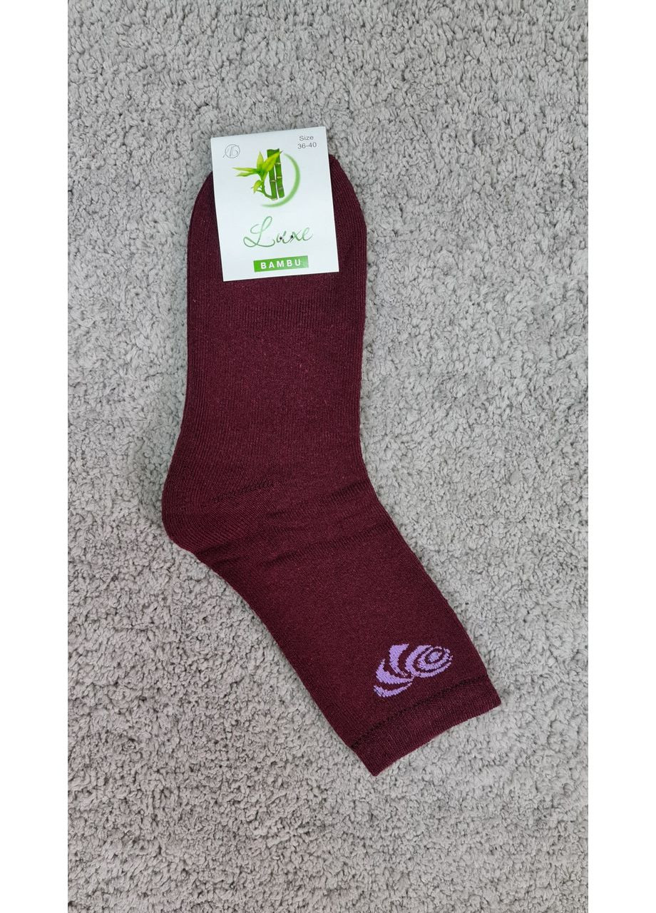 Комбинированные носки женские теплые махровые Luxe (363023361)