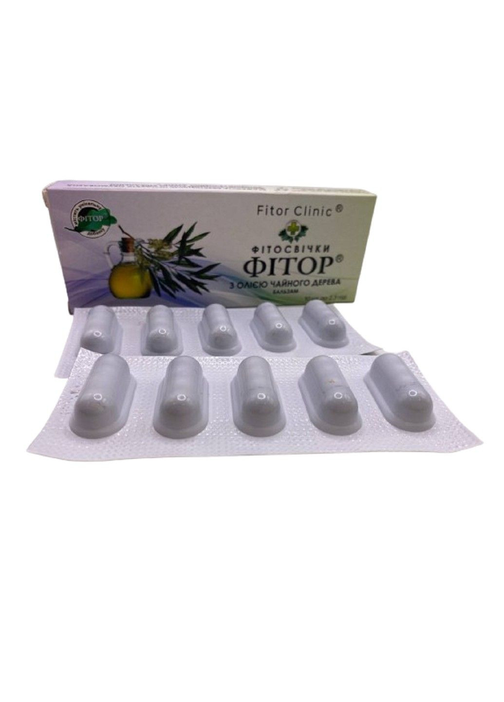 Фитосвечи фитор с маслом чайного дерева при цистите зуде грибковых инфекциях 10 штук Фитория Фіторія (353497249)