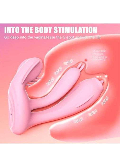 Смарт-вібратор метелик Love Spouse — Смарт вібратори No Brand (369152834)