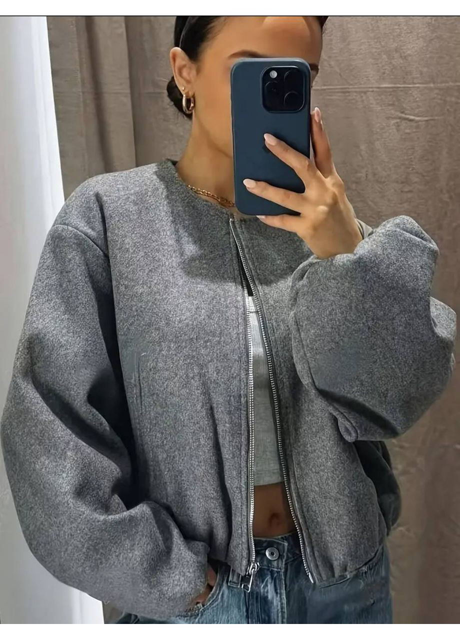 Женский бомбер из кашемира Україна на молнии (361067693)